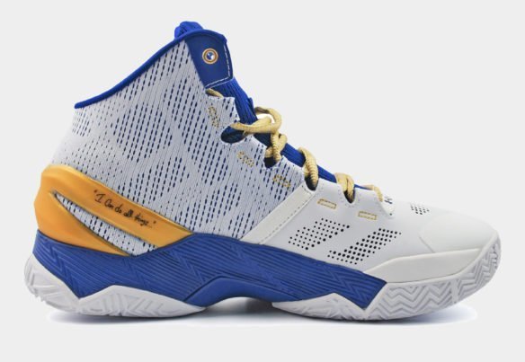 Under Armour Curry Two High белые с синим