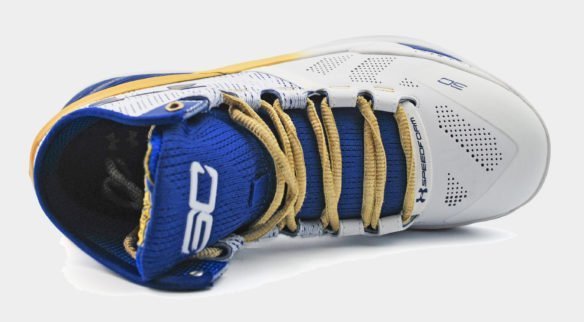 Under Armour Curry Two High белые с синим