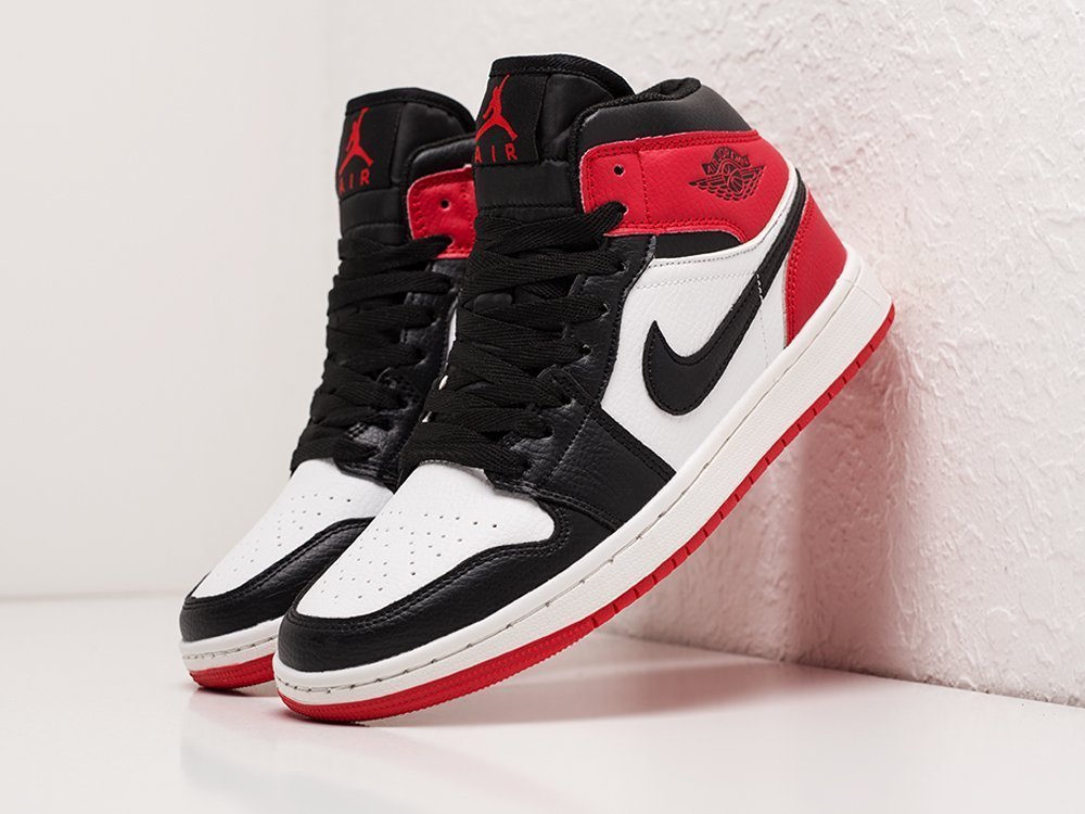 Nike air jordan black cheap white red