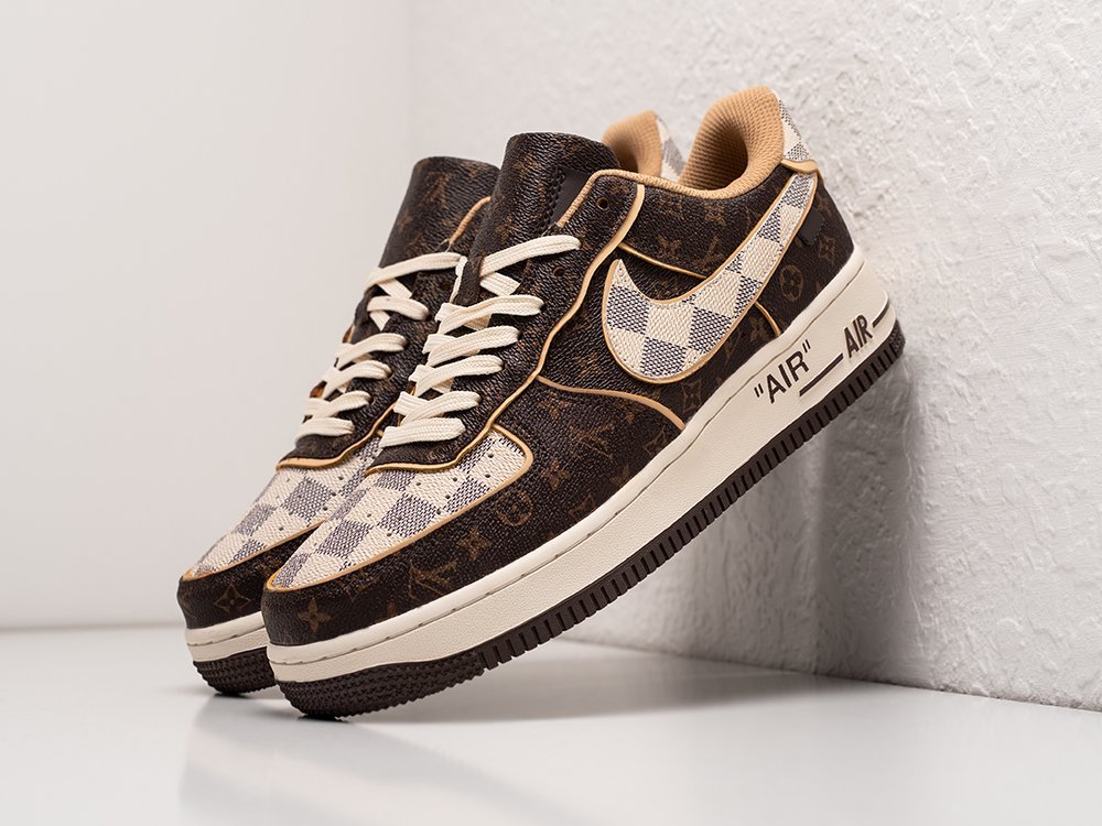 Louis Vuitton x Nike Air Force 1 Low brown KEDRED