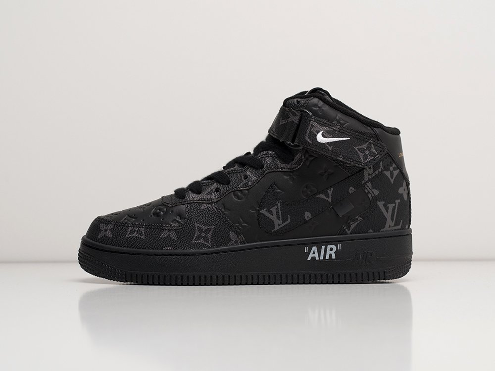 Louis Vuitton x Nike Air Force 1 black KEDRED