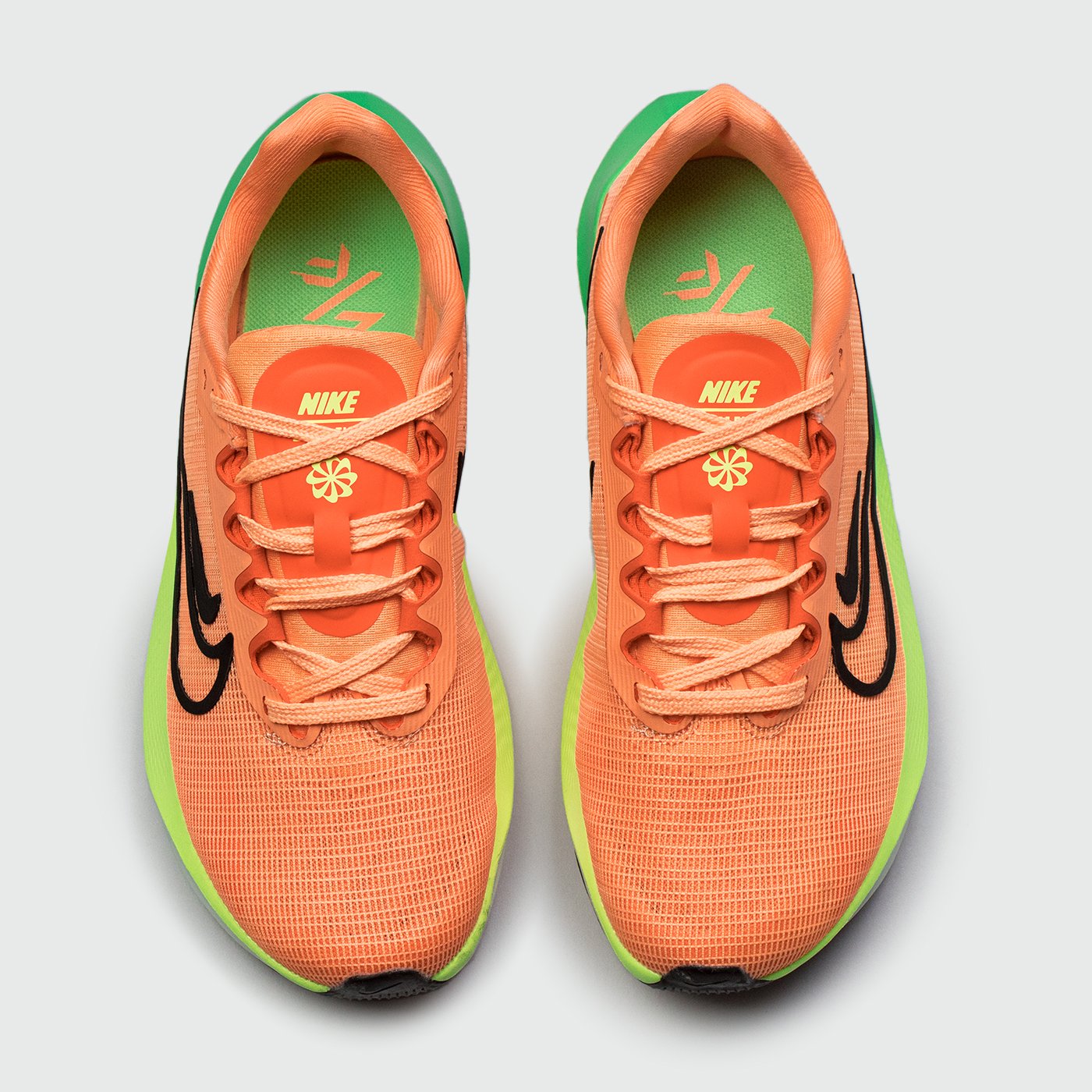 Nike free 5.0 orange hotsell and green